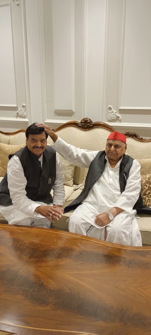 Shivpal Yadav and Mulayam Singh Yadav Shivpal Yadav and Mulayam Singh Yadav
