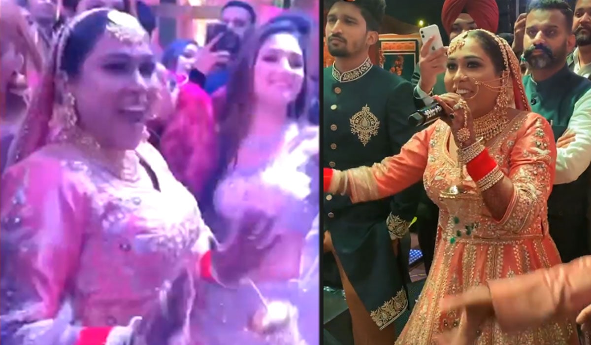 Afsana Khan danced and sang at her wedding.&nbsp;