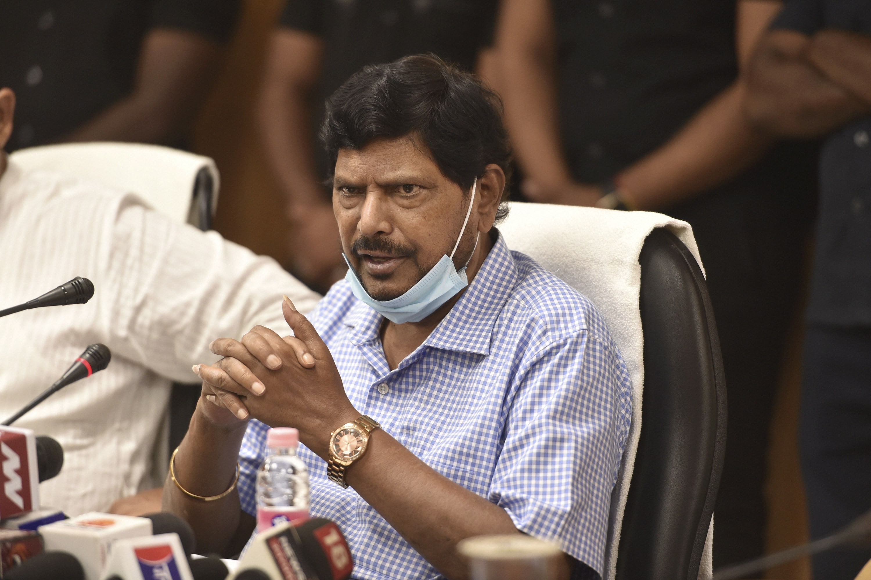 Union minister Ramdas Athawale said the NDA will win 2024 Lok Sabha elections again. (PTI)