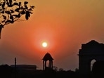 At India Gate on Sunday evening. At India Gate on Sunday evening. 