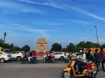 People throng India Gate to witness pleasant weather in New Delhi. (ANI file photo) People throng India Gate to witness pleasant weather in New Delhi. (ANI file photo)