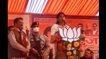 Anupriya Patel addressing a gathering in Sirathu. (HT PHOTO) Anupriya Patel addressing a gathering in Sirathu. (HT PHOTO)
