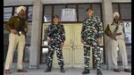 A three-tier security has been made at all 117 strong rooms storing electronic voting machines (EVMs) and VVPAT machines across Punjab after the completion of polls. A three-tier security has been made at all 117 strong rooms storing electronic voting machines (EVMs) and VVPAT machines across Punjab after the completion of polls.