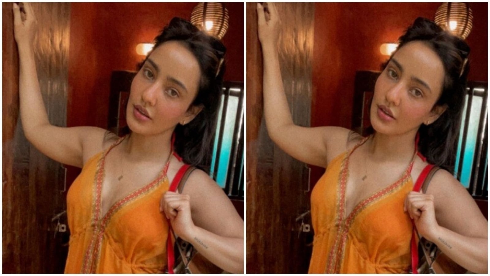 Neha Sharma's seated machine rows are perfect for upper body workout