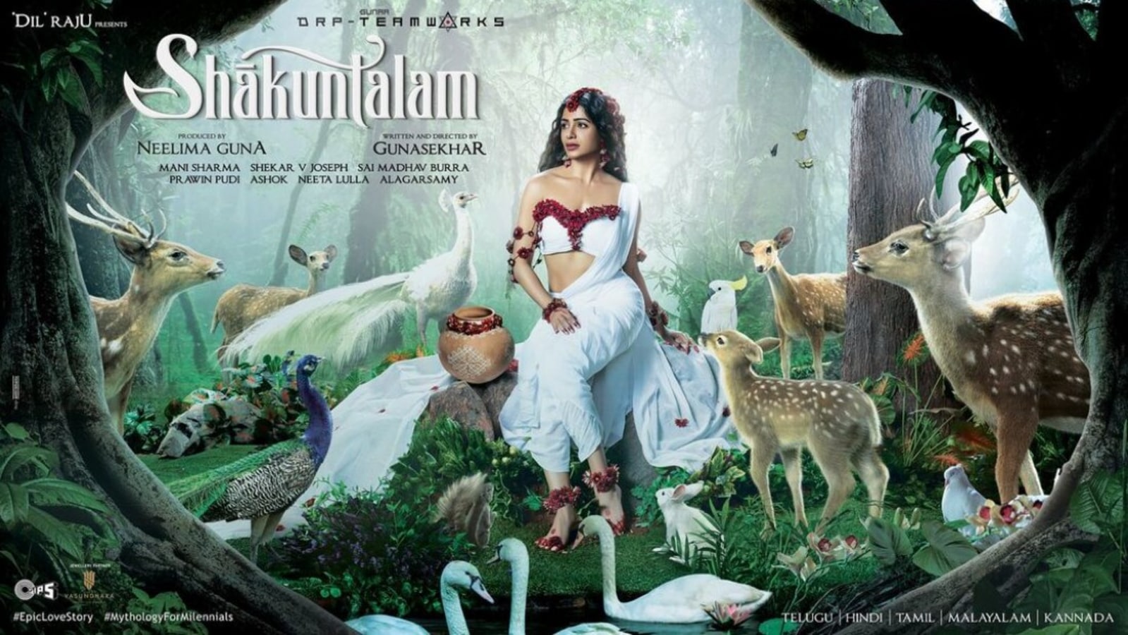 Shakuntalam: Samantha Ruth Prabhu is ethereal as the divine beauty in first look poster