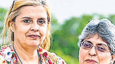 Marie-Emanuelle Verhoeven with her lawyer Ramni Taneja.