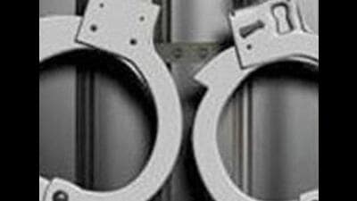 The police on Monday booked a Congress sarpanch Yuvraj Malhotra and his accomplice Ranjeet Singh Yodha for beating up a voter in Bhattian village of Salem Tabri, Ludhianaof which Bharatiya Janata Party (BJP) candidate shared video. (Representative Photo/HT Files)