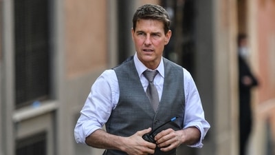 US actor Tom Cruise pictured last year during the filming of Mission Impossible: Lybra in Rome.&nbsp; (File Photo / AFP)