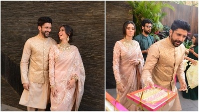 Farhan Akhtar and Shibani Dandekar. Farhan Akhtar and Shibani Dandekar. 