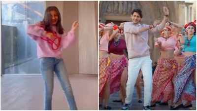 Sitara Ghattamaneni grooved to her father Mahesh Babu's song. Sitara Ghattamaneni grooved to her father Mahesh Babu's song.