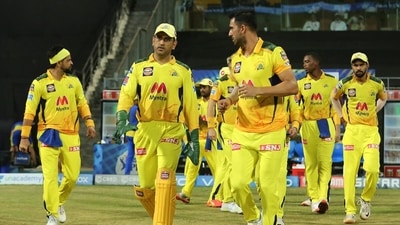 MS Dhoni leading Chennai Super Kings out last IPL. (CSK/IPL) MS Dhoni leading Chennai Super Kings out last IPL. (CSK/IPL)