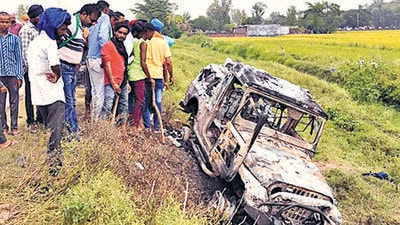 Eight people were killed in the Lakhimpur Kheri violence last year. Eight people were killed in the Lakhimpur Kheri violence last year.