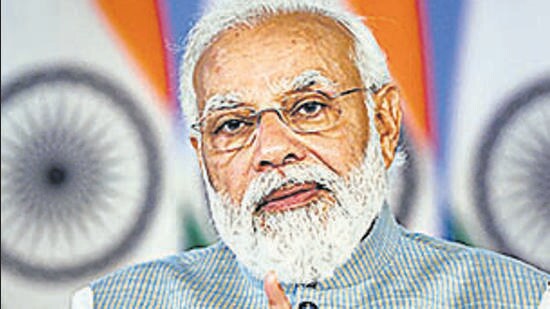 Prime Minister Narendra Modi said digital connectivity kept the country’s education system going during the Covid-19 pandemic. (PTI)