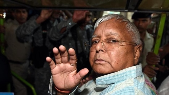 Former Bihar chief minister and RJD Supremo Lalu Prasad Yadav.(Sonu Mehta/ Hindustan Times)