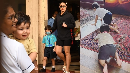Kareena Kapoor was seen with Jehangir and Taimur on Monday and also shared a picture of them on Instagram. 