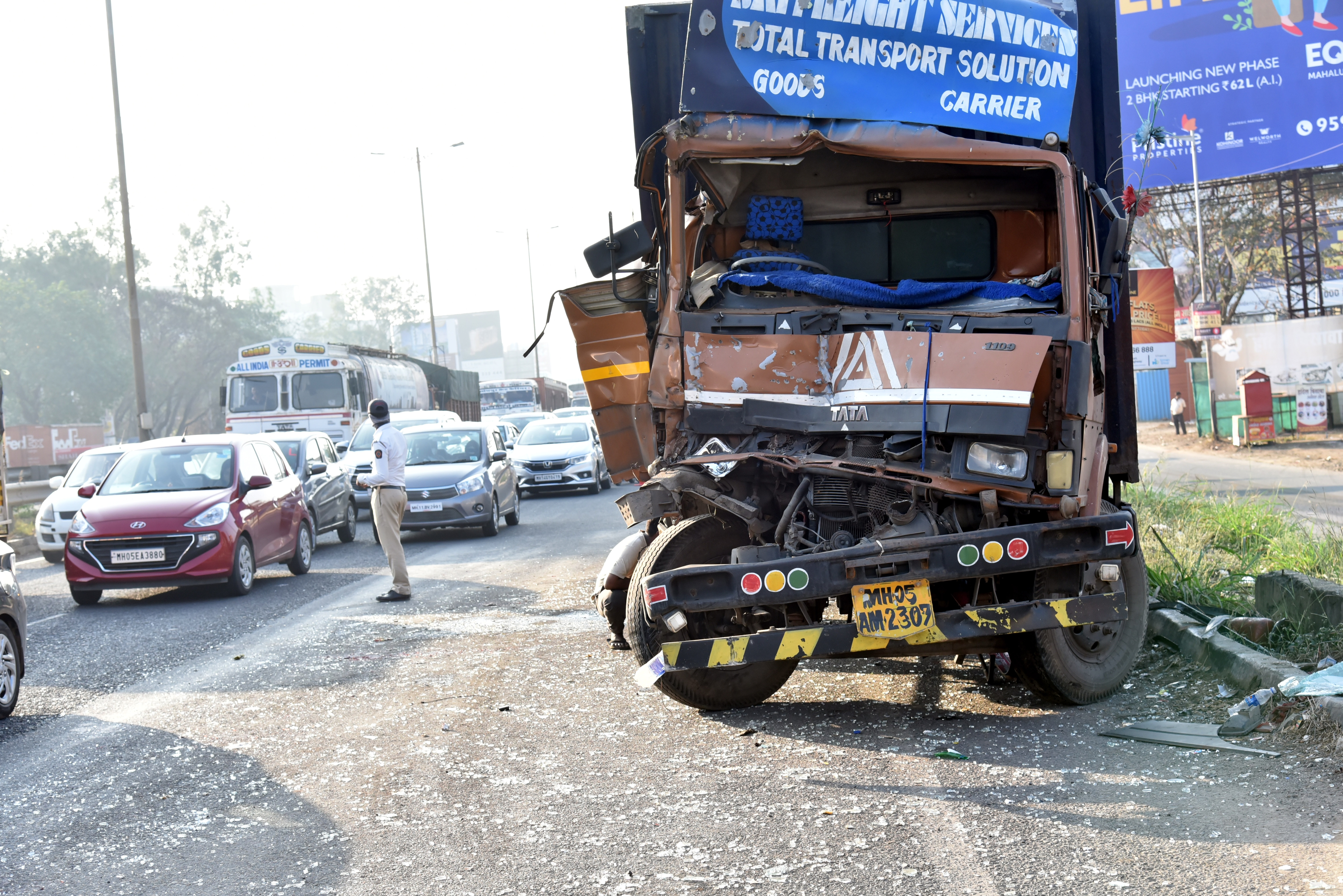 A biker was flung into the air and killed due to fatal wounds on his head in Bengaluru on Thursday after a speeding truck collided with him on HAL Outer Ring Road. (Image for representation: HT FILE PHOTO) A biker was flung into the air and killed due to fatal wounds on his head in Bengaluru on Thursday after a speeding truck collided with him on HAL Outer Ring Road. (Image for representation: HT FILE PHOTO)