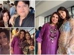 Farah Khan, Zoya Akhtar, Sajid Khan, Rhea Chakraborty, Shabana Azmi and other friends attended Farhan Akhtar and Shibani Dandekar's wedding party.