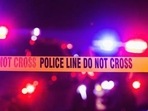 Images on social media showed a gunman holding an unarmed man at gunpoint. Images on social media showed a gunman holding an unarmed man at gunpoint.