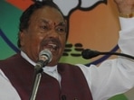 Senior BJP leader and Karnataka minister KS Eshwarappa said on Tuesday that chief minister Basavaraj Bommai has already replied to what his “saffron flag at Red Fort” remark. (Agencies) Senior BJP leader and Karnataka minister KS Eshwarappa said on Tuesday that chief minister Basavaraj Bommai has already replied to what his “saffron flag at Red Fort” remark. (Agencies)