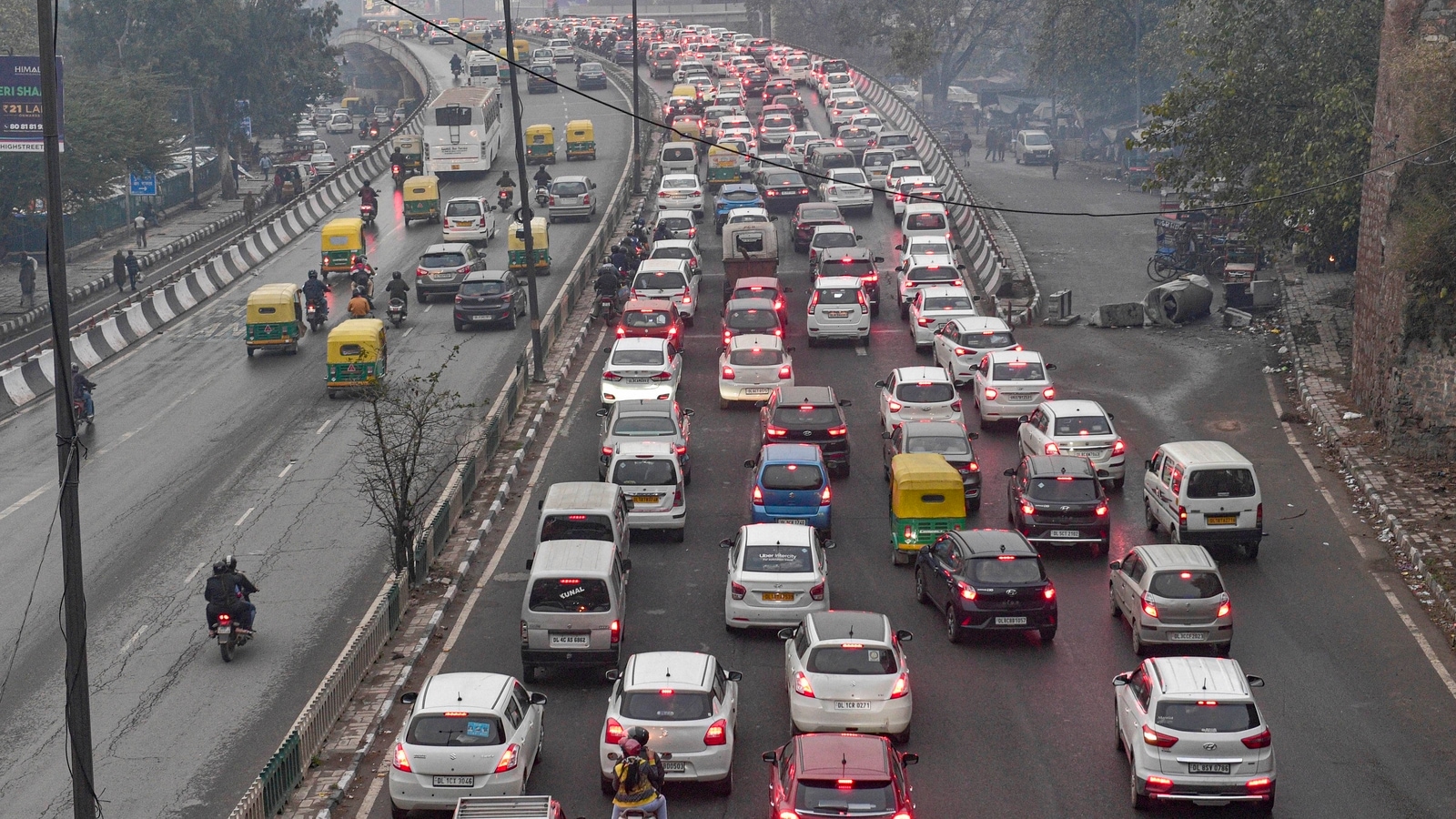 After endless construction, rain Delhi’s worst traffic nightmare