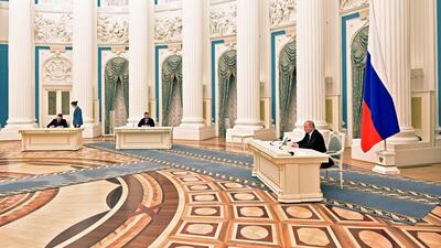 Russia’s Vladimir Putin has recognised the independence of separatist regions in eastern Ukraine, raising tensions with West. (AP) Russia’s Vladimir Putin has recognised the independence of separatist regions in eastern Ukraine, raising tensions with West. (AP)