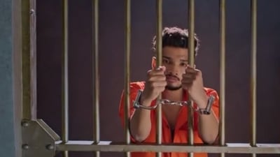 Munawar Faruqui in a promo for Lock Upp.