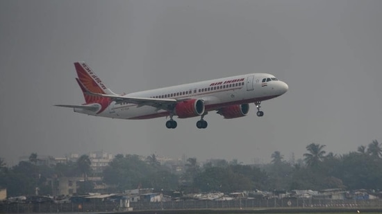 Air India to operate three flights to Ukraine.(Satyabrata Tripathy/HT Photo)