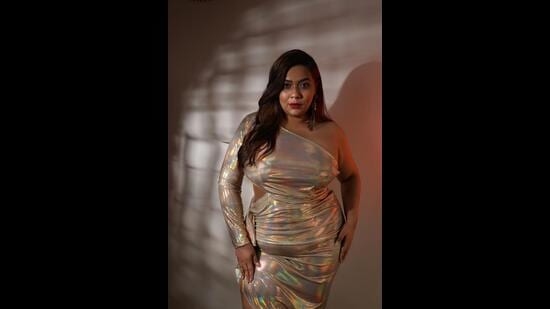 Body positive influencer, Neekakshi, stuns in a metallic cut-out dress (Instagram)