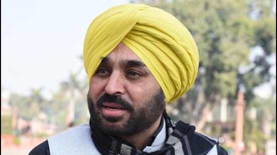 Bhagwant Mann alleged BJP-Capt alliance and SAD were trying to unite and prevent the AAP from forming government in Punjab. (HT File Photo)