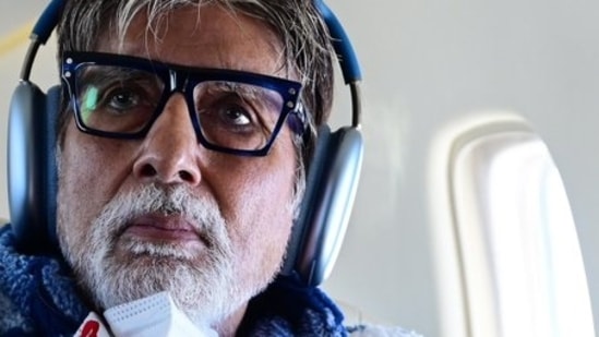 Amitabh Bachchan shared pictures of himself on his blog.