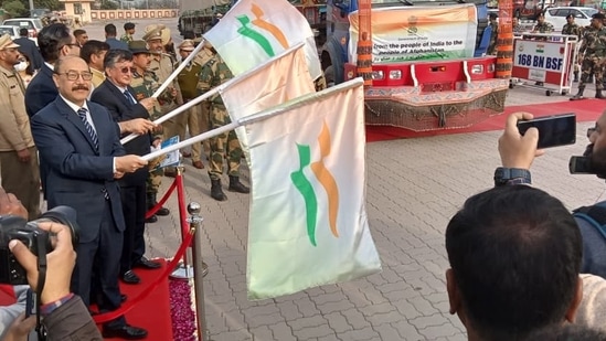 The government has been providing humanitarian aid to Afghanistan after a violent takeover by the Taliban in August last year.(Twitter/@FMamundzay) The government has been providing humanitarian aid to Afghanistan after a violent takeover by the Taliban in August last year.(Twitter/@FMamundzay)