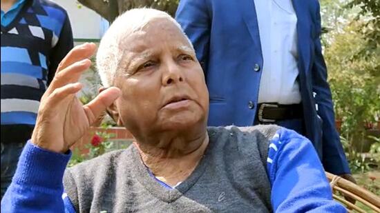 Rashtriya Janata Dal chief Lalu Prasad. (ANI)