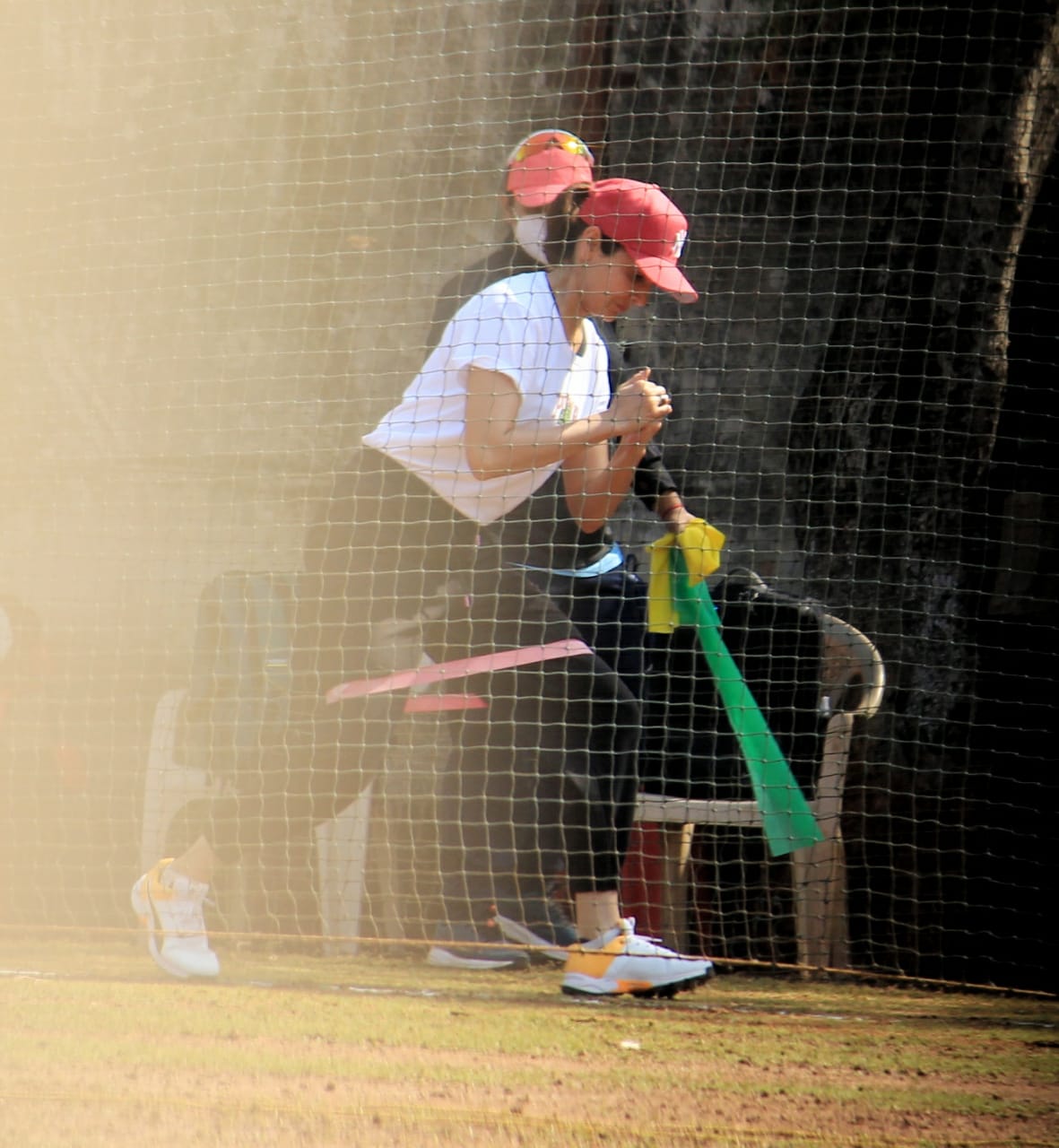 Anushka engaged in physical training to get into shape for the role of an international fast bowler.
