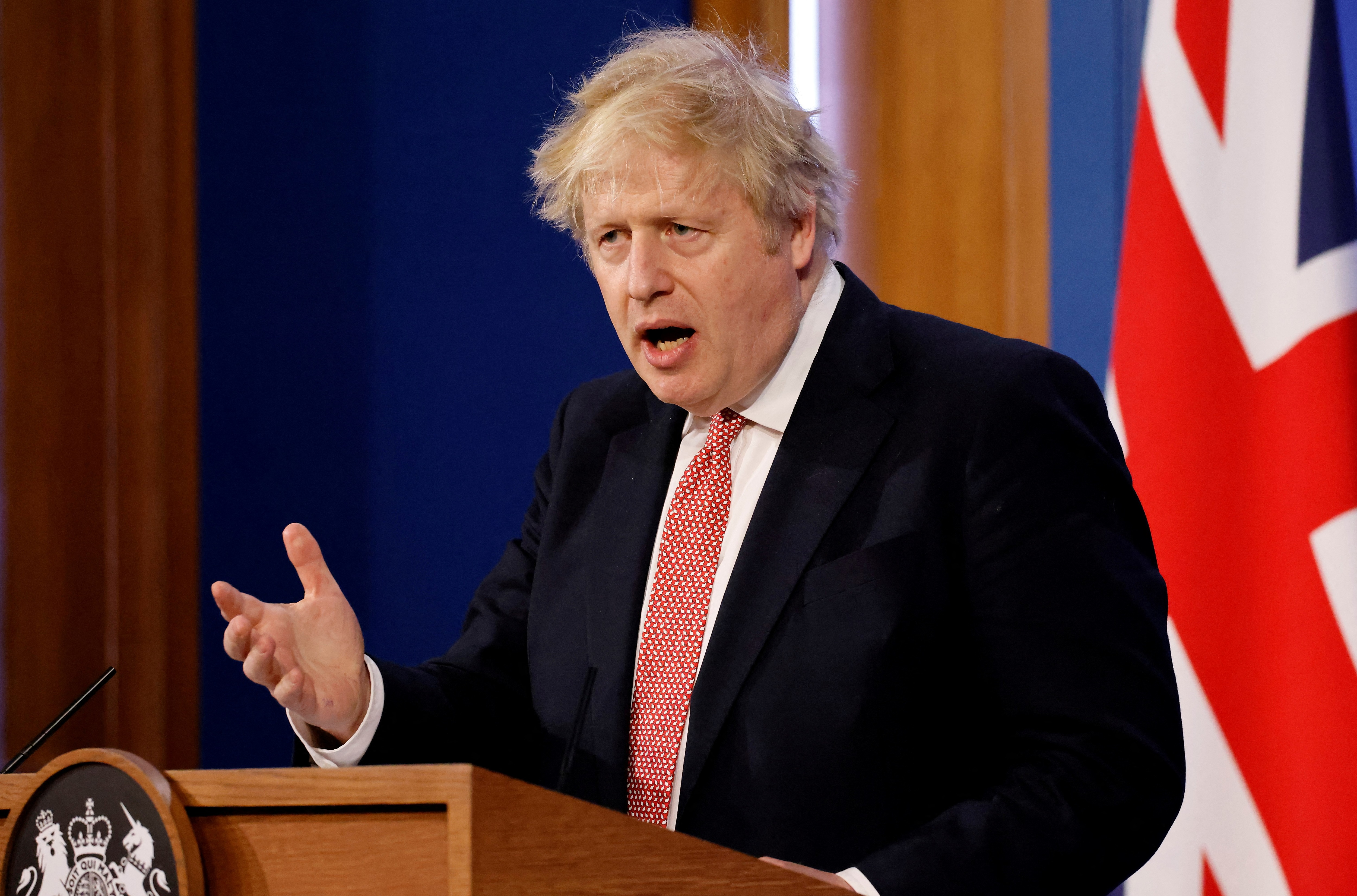 British Prime Minister Boris Johnson. (Reuters Photo)