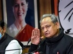 Rajasthan chief minister Ashok Gehlot. (PTI)(HT_PRINT) Rajasthan chief minister Ashok Gehlot. (PTI)(HT_PRINT)