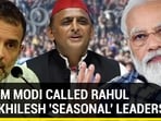 WHY PM MODI CALLED RAHUL AND AKHILESH ‘SEASONAL' LEADERS