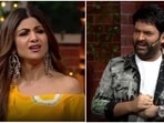 Shilpa Shetty and Kapil Sharma on The Kapil Sharma Show. Shilpa Shetty and Kapil Sharma on The Kapil Sharma Show.