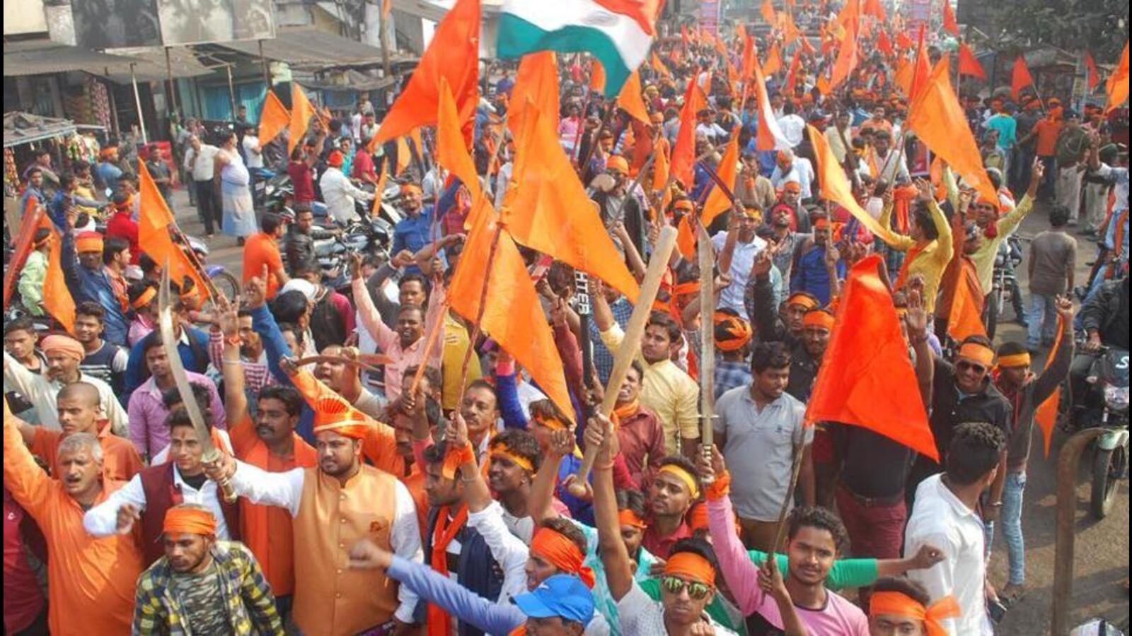 Noida: Right wing groups protest over Bajrang Dal member's murder in  Karnataka - Hindustan Times