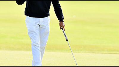 Chandigarh golfer Yuvraj Sandhu finished 3rd on Day 2 of the 2022 Gujarat Open. (HT File)