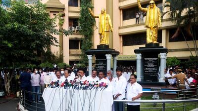 The DMK alliance has also registered a huge victory in the Greater Chennai Corporation, winning over 80% of the seats. Chief minister MK Stalin was the Mayor of Chennai after the 1996 elections. (ANI) The DMK alliance has also registered a huge victory in the Greater Chennai Corporation, winning over 80% of the seats. Chief minister MK Stalin was the Mayor of Chennai after the 1996 elections. (ANI)