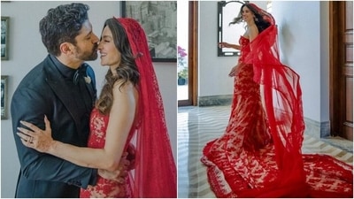 The pictures show some intimate moments from Shibani and Farhan's wedding, including the couple having a blast with the guests, the two kissing each other adorably, the actor dancing with Hrithik Roshan and Farah Khan, the couple having their first dance, posing with their squads, and many more adorable moments. Keep scrolling to take a look at all the photos. (Instagram/@faroutakhtar, @shibanidandekar) The pictures show some intimate moments from Shibani and Farhan's wedding, including the couple having a blast with the guests, the two kissing each other adorably, the actor dancing with Hrithik Roshan and Farah Khan, the couple having their first dance, posing with their squads, and many more adorable moments. Keep scrolling to take a look at all the photos. (Instagram/@faroutakhtar, @shibanidandekar)
