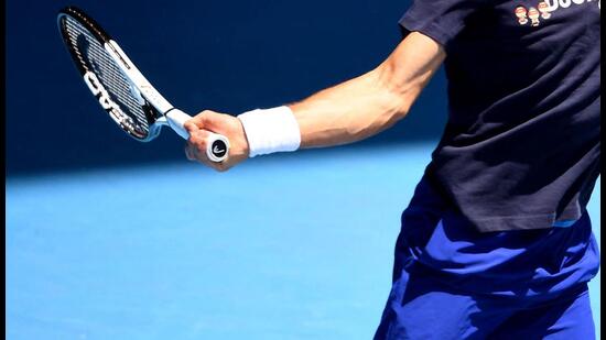 The India-UK week of sports kicked off with friendly tennis matches being played at CLTA, Chandigarh. (AFP)