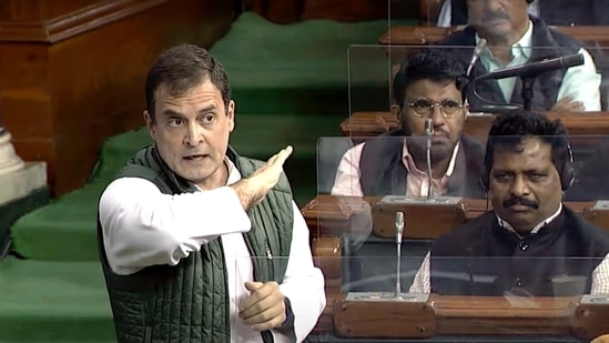 In his Parliament speech, Rahul Gandhi had talked about Tamil Nadu at length. (ANI)