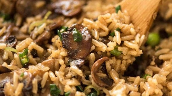 Mushroom Fried Rice