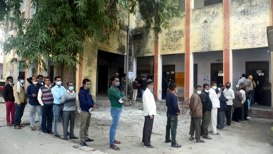 "We are going to get around 350 seats. Development work done, work has been done to protect our identity, culture, and traditions. I think people have accepted it. SP-BSP-Congress are going to become history like Article 370 and 35A," Pankaj Singh, BJP MLA and candidate from Noida told media persons today.(PTI)