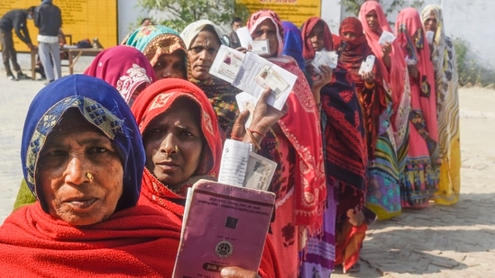 Assembly Elections in Uttar Pradesh are being held in seven phases and will conclude on March 7.(PTI)