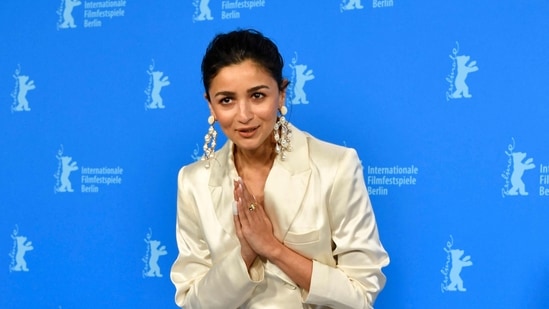 Alia Bhatt at the Berlinale.(AFP)