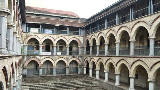 First court rebuilt bin colonial times at Nana wada. (HT PHOTO)