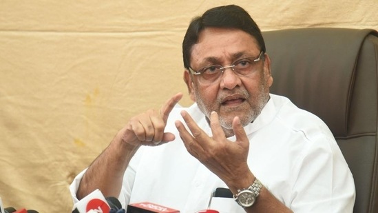 Maharashtra minister and NCP leader Nawab Malik has been arrested by the Enforcement Directorate in money laundering case. (HT/File photo) Maharashtra minister and NCP leader Nawab Malik has been arrested by the Enforcement Directorate in money laundering case. (HT/File photo)