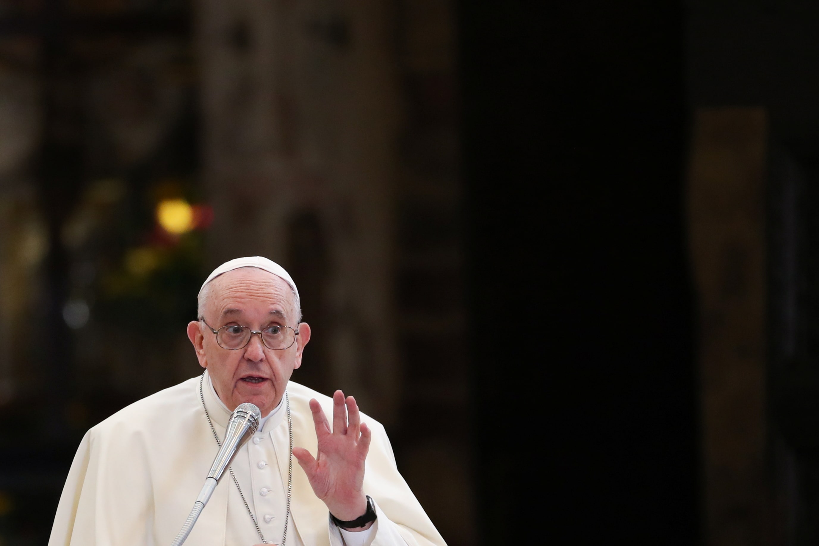 Pope Francis has already called for peace in Ukraine. (REUTERS/Yara Nardi)